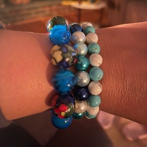 Handmade beaded bracelets